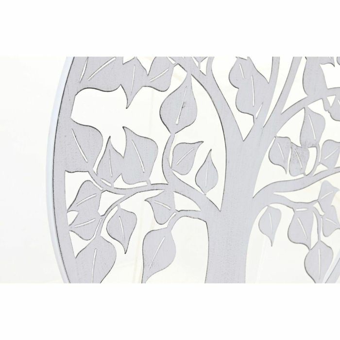 Decoracion Pared Tradicional DKD Home Decor Negro Blanco 1 x 40 x 40 cm (2 Unidades) 1