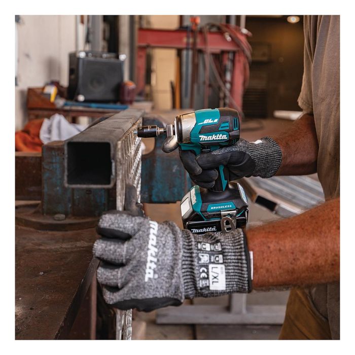 Makita DTD173Z Akku-Schlagschrauber, 18V, Brushless, 1/4", Bis zu 180 Nm, 0-3600 RPM, mit LED-Arbeitsscheinwerfer 5