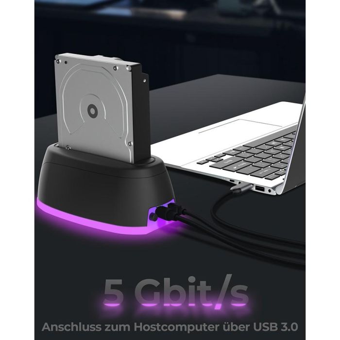 ICY BOX Dockingstation 6.4cm (2.5") & 8.9cm (3.5") SATA - USB 3.0 1