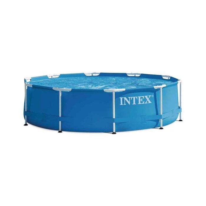 Intex Piscina Redonda Metal Frame con Depuradora de Cartucho, 4485 Litros, 305x76 cm 1 Intex Piscina Redonda Metal Frame con Depuradora de Cartucho, 4485 Litros, 305x76 cm 1