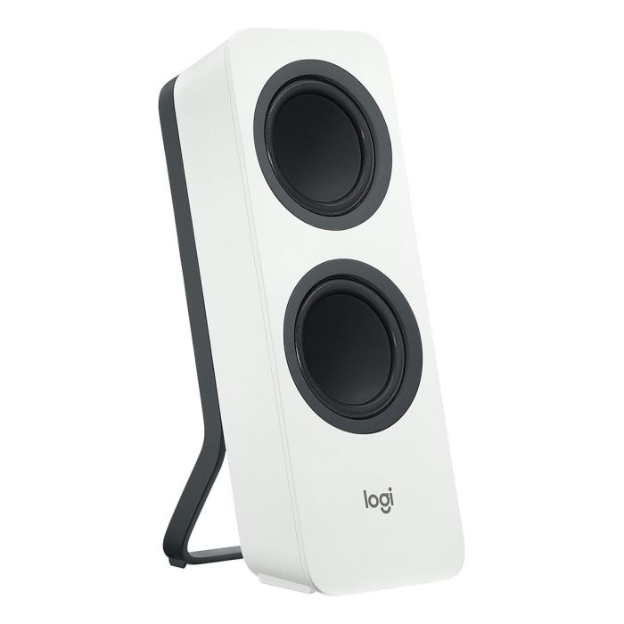 Logitech Z207 Altavoces Estéreo 2.0 con Bluetooth Blanco, Conexión Auxiliar 3.5mm, 5W RMS, Fácil Cambio entre Dispositivos, para PC, Portátil, Smartphone - Ref. 980-001292
