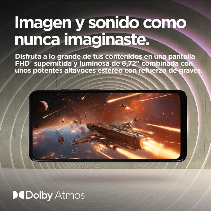 Motorola moto g15, 512GB, 8GB RAM, Pantalla 6.72" FHD+, Cámara 50MP, Batería 5200 mAh, 4G, Azul Claro 2