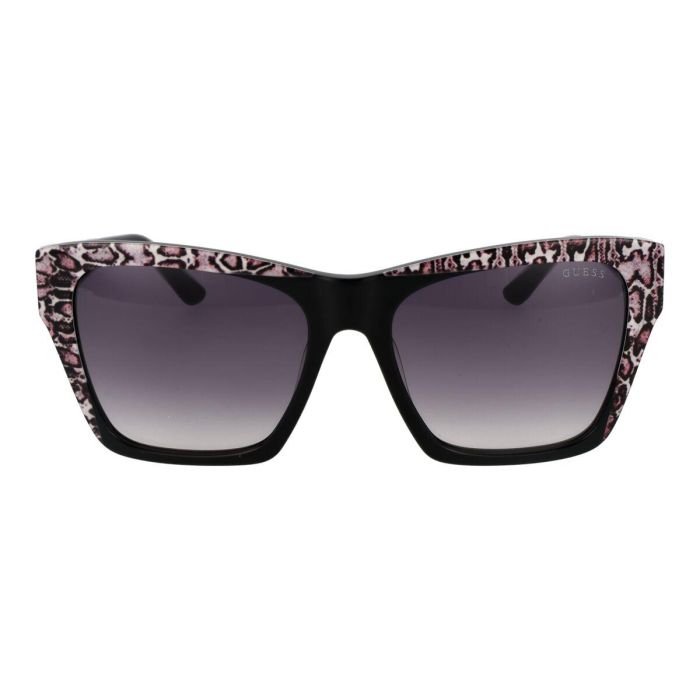 Guess GU00113 05B Gafas de Sol para Mujer, de Diseño Cuadrado, Montura Negra y Cristales Gris Humo Degradado 55mm 2 Guess GU00113 05B Gafas de Sol para Mujer, de Diseño Cuadrado, Montura Negra y Cristales Gris Humo Degradado 55mm 2