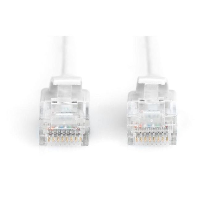 DIGITUS CAT 6 U/UTP Slim Patchkabel. 2m. grau 1
