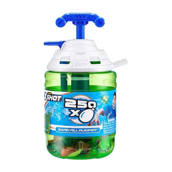 Globos de agua x-shot 250 ud. con hinchador en bote 25'5x12'8x12'8cm 2 Globos de agua x-shot 250 ud. con hinchador en bote 25'5x12'8x12'8cm 2