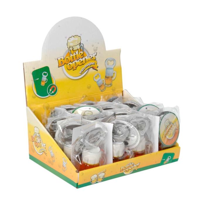 Descapsulador de botellas con forma de jarra de cerveza con imán 1