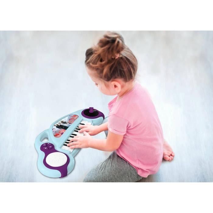 Piano electrónico infantil Frozen con efectos de luz. 2