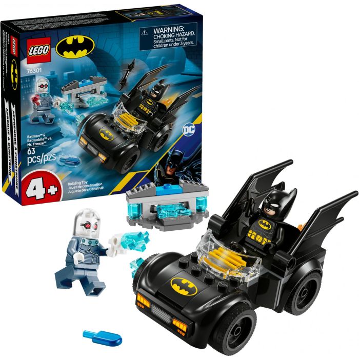LEGO 76301 Set de Construcción DC Comics Batman y Batmóvil vs. Mr. Freeze con Minifiguras de Batman y Mr. Freeze, +4 años 2 LEGO 76301 Set de Construcción DC Comics Batman y Batmóvil vs. Mr. Freeze con Minifiguras de Batman y Mr. Freeze, +4 años 2