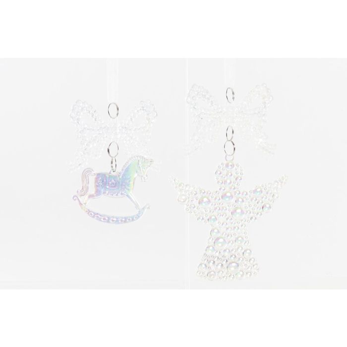 DKD Home Decor Decoración Colgante Navidad Fantasía Acrílico Multicolor Surtido Aleatorio Pack 24 Unidades 2x12x7.5 cm 1 DKD Home Decor Decoración Colgante Navidad Fantasía Acrílico Multicolor Surtido Aleatorio Pack 24 Unidades 2x12x7.5 cm 1