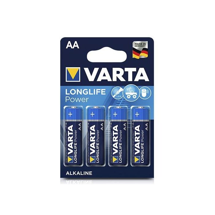 Varta LR06 Pila Alcalina Longlife Power AA Blister 4 Unidades 1 Varta LR06 Pila Alcalina Longlife Power AA Blister 4 Unidades 1