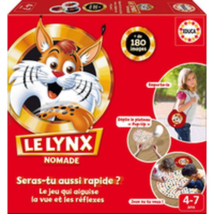 Educa The Lynx Nomad Juego de Mesa Nómada Plegable Montaje Rápido A Partir de 4 Años 2