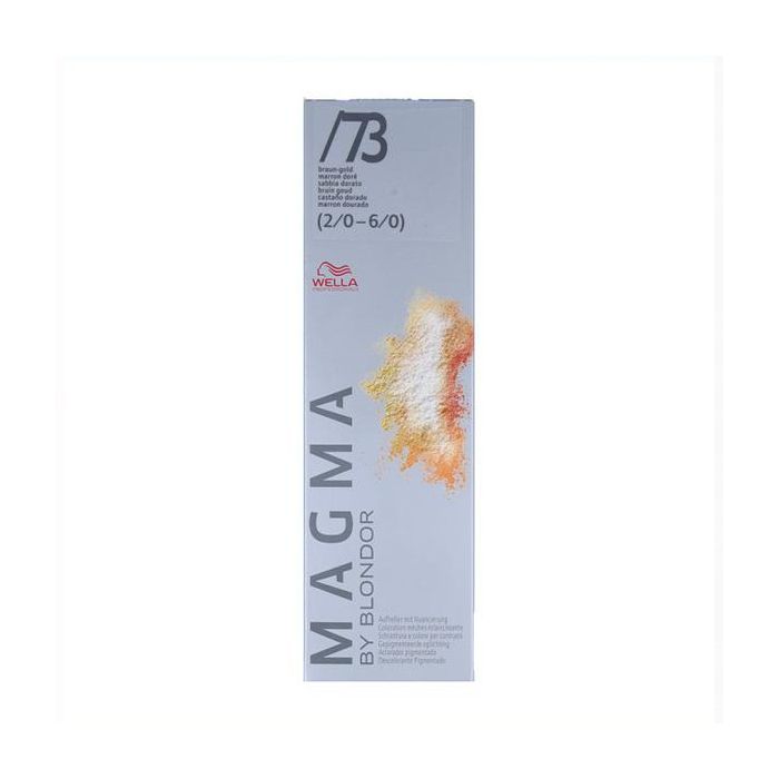 Wella Magma Color /73 120G - Aclara y matiza en un solo paso para cabellos naturales y coloreados Wella Magma Color /73 120G - Aclara y matiza en un solo paso para cabellos naturales y coloreados