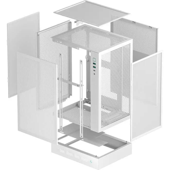Deepcool CH170 Minitorre Digital Formato M-ITX Blanca sin Fuente de Alimentación 4