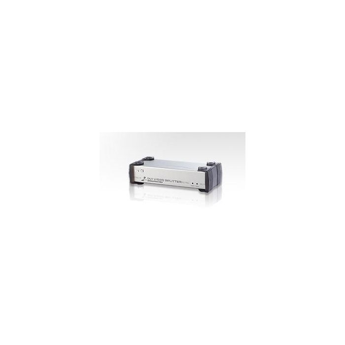 Aten VS162-AT-G Divisor de Video DVI 2 Puertas, Resolución 1920x1200, Compatible con DVI-Digital y DVI-Análogo