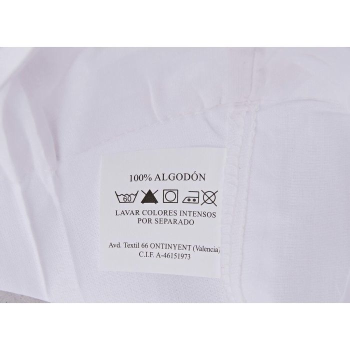 Funda de almohada Hosteline IRIS Blanco Cama de 90 144 Hilos 90 cm 1 Funda de almohada Hosteline IRIS Blanco Cama de 90 144 Hilos 90 cm 1