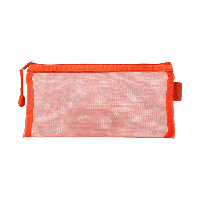 Liderpapel Bolsa Zipper Bag Poliester Transpirable Multiusos Ticket 230x115 mm Naranja 1 Liderpapel Bolsa Zipper Bag Poliester Transpirable Multiusos Ticket 230x115 mm Naranja 1