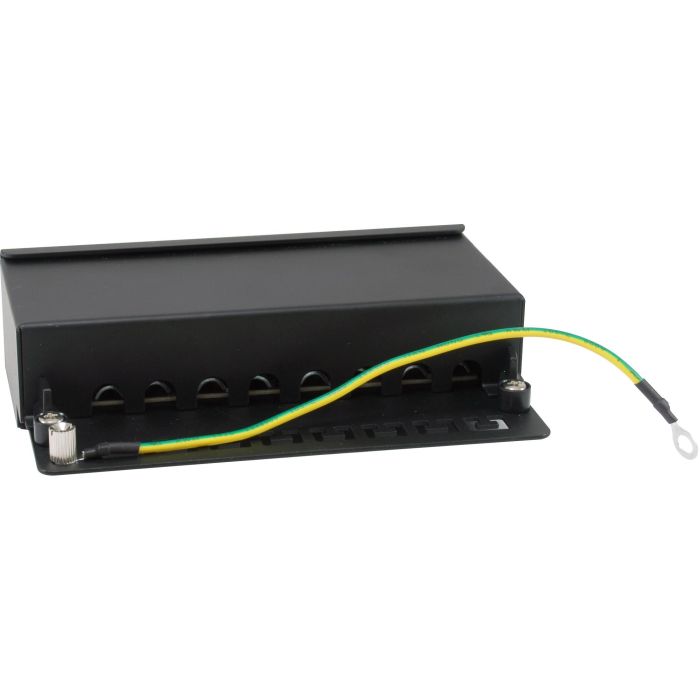 Equip Patchpanel 8x RJ45 Cat6A FTP 1HE Premium schwarz 1 Equip Patchpanel 8x RJ45 Cat6A FTP 1HE Premium schwarz 1