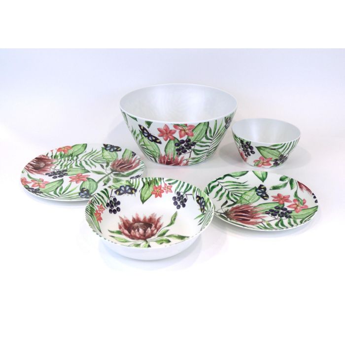 Plato Postre Melamina Spring 20 cm - Alfares (24 Unidades) 1 Plato Postre Melamina Spring 20 cm - Alfares (24 Unidades) 1