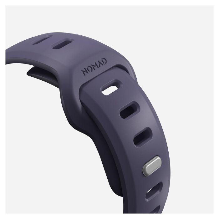 Nomad Tempo Band - Correa de Caucho para Apple Watch 41mm/42mm, Color Púrpura Dusk, Ajustable y Resistente al Agua 3