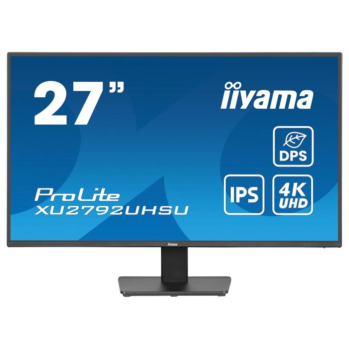 Iiyama Monitor ProLite XU2792UHSU-B6 27" IPS 4K UHD LED Negro 3840 x 2160 Pixeles 4 ms USB 3.2 Gen 1 15W Power Delivery