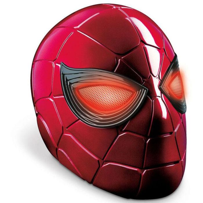 HASBRO Replica Casco Spiderman Iron Spider Avengers Marvel Legends Escala 1:1 con Luz y Sonido 3