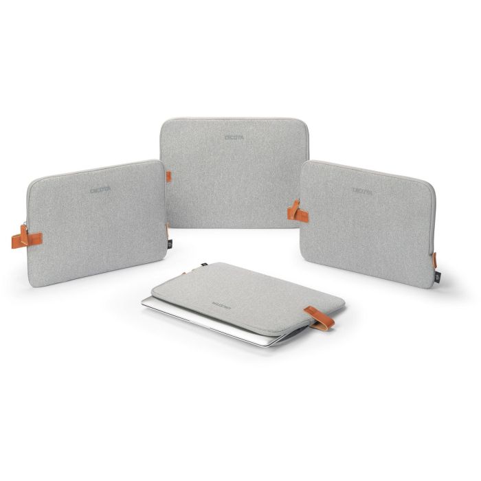 Dicota Funda Skin URBAN para MacBook 14" de Neopreno Reciclado, Gris 7