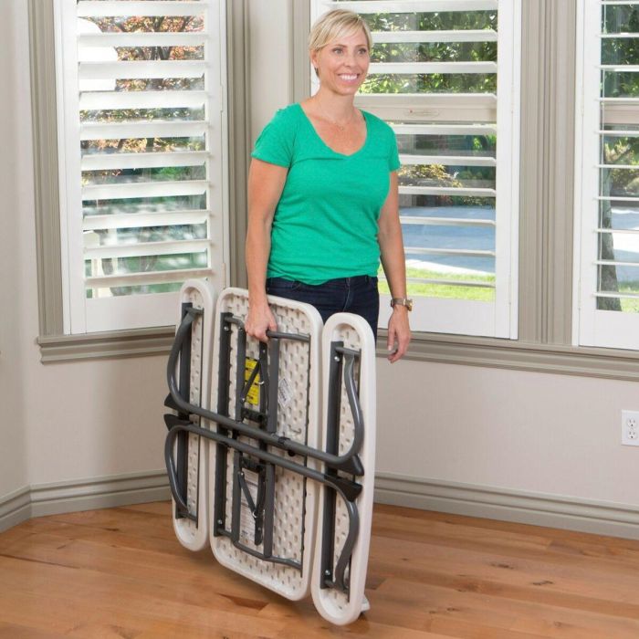 Lifetime Mesa Picnic Infantil, color Crema, dimensiones 82,5x90x53,5 cm. Ideal para niños +3 años, fabricada en Plástico y Acero. 4 Lifetime Mesa Picnic Infantil, color Crema, dimensiones 82,5x90x53,5 cm. Ideal para niños +3 años, fabricada en Plástico y Acero. 4