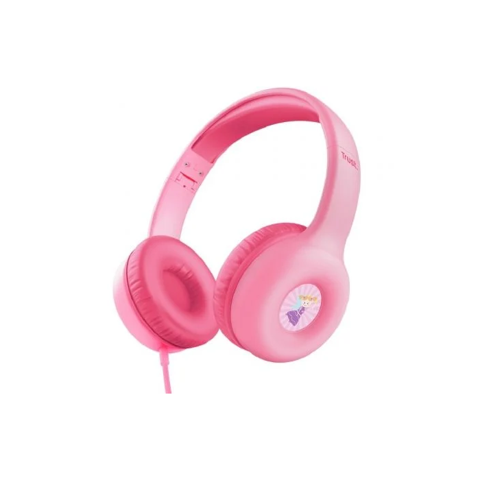 Trust Nouna Kids Auriculares Infantiles con Micrófono Rosas 25277 0 Trust Nouna Kids Auriculares Infantiles con Micrófono Rosas 25277 0