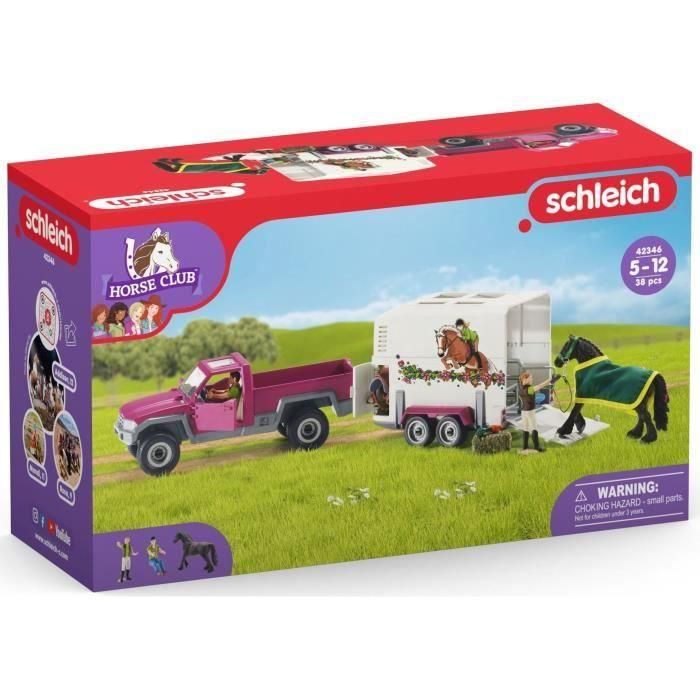 Schleich - Pick -up with Horse Trailer - 42346 - Horse Club Range 2