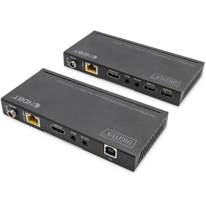 DIGITUS 4K HDBaseT HDMI KVM Extender Set USB 2.0 150m 1