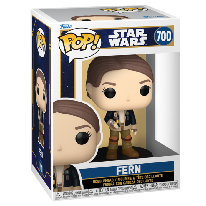 FUNKO Figura POP Star Wars Skeleton Crew Fern, Figura de Vinilo de 9cm en Caja Regalo