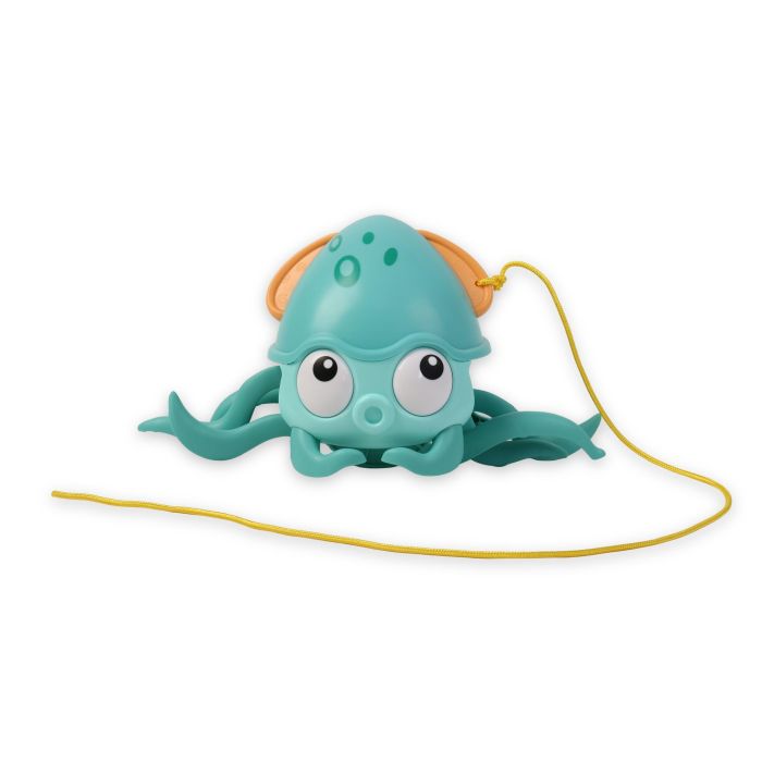 Tachan Pulpo de Arrastre y Juguete de Baño Azul para Bebés +12 Meses 6 Tachan Pulpo de Arrastre y Juguete de Baño Azul para Bebés +12 Meses 6