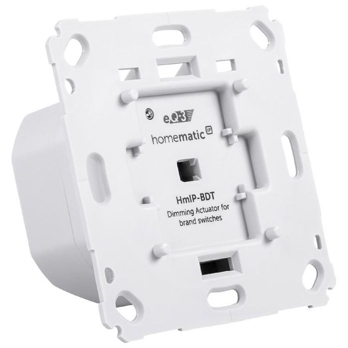 Homematic IP 142720A0 Actuador de Conmutación y Medición para Interruptores de Marca, Empotrable, Blanco