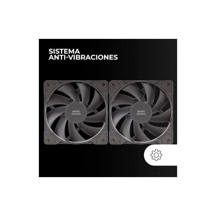 Ventilador de Caja Mars Gaming MFPROX2 Ø 12 cm 2 Ventilador de Caja Mars Gaming MFPROX2 Ø 12 cm 2
