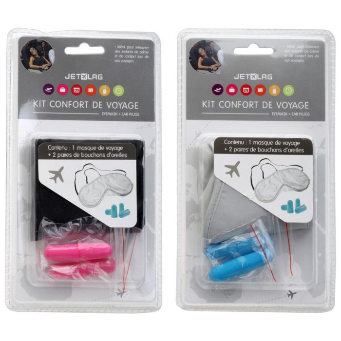 Jet Lag Juego De Antifaz Y 2 Pares Tapones Para Dormir Y Relajarse 2 Jet Lag Juego De Antifaz Y 2 Pares Tapones Para Dormir Y Relajarse 2