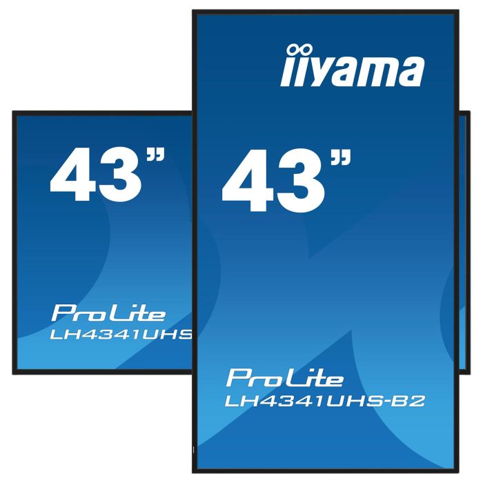 iiyama LH4341UHS-B2 43" 4K UHD IPS 500cd/m² Digital Signage Display 3840x2160 24/7