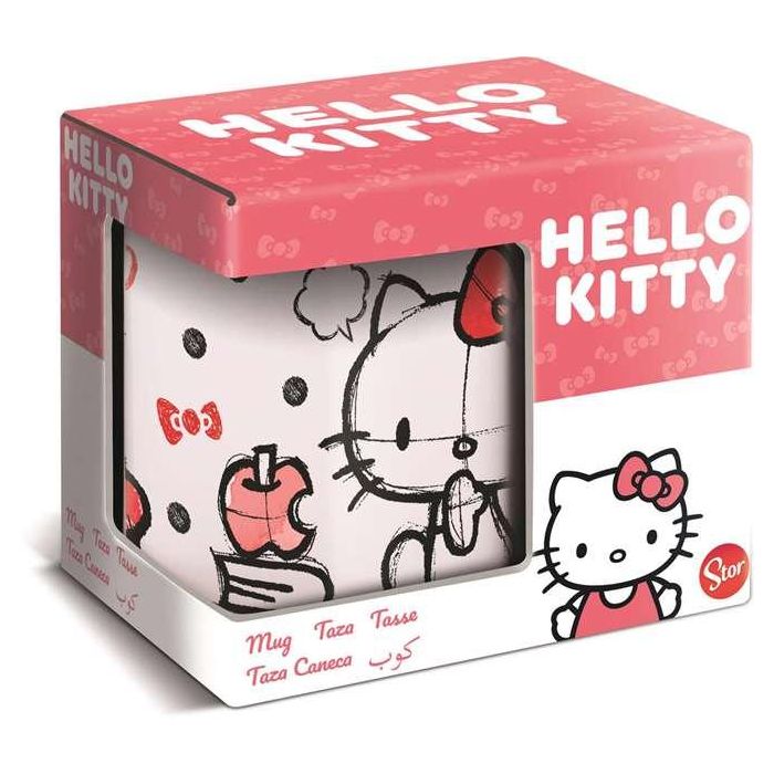 Taza ceramica en caja regalo hello kitty 325 ml Taza ceramica en caja regalo hello kitty 325 ml