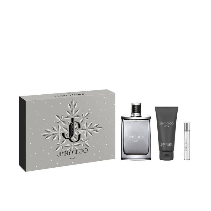 Jimmy Choo Man Estuche Eau de Toilette para Hombre - Set 3 pz (Vaporizador 100ml + Gel 100ml + Vaporizador 7.5ml)