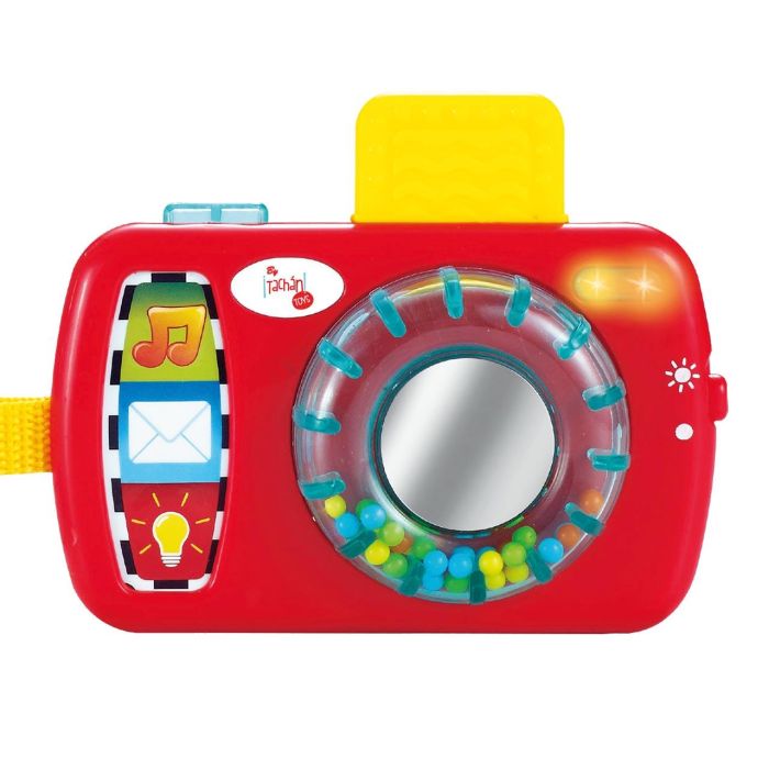 Tachan Cámara Fotográfica para Bebés con Mordedor, Luces y Sonidos para +6 meses 2