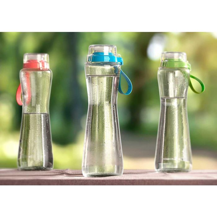 Botella Cristal 750Ml Surtidos Colores Vivos Vivalto 8x26x8cm (12 Unidades) 4 Botella Cristal 750Ml Surtidos Colores Vivos Vivalto 8x26x8cm (12 Unidades) 4
