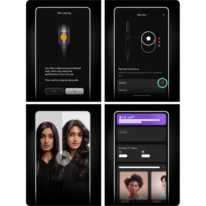 Dyson Airwrap HS08 ID Complete Long Ceramic Patina/Topaz Herramienta de Peinado Múltiples Accesorios 1