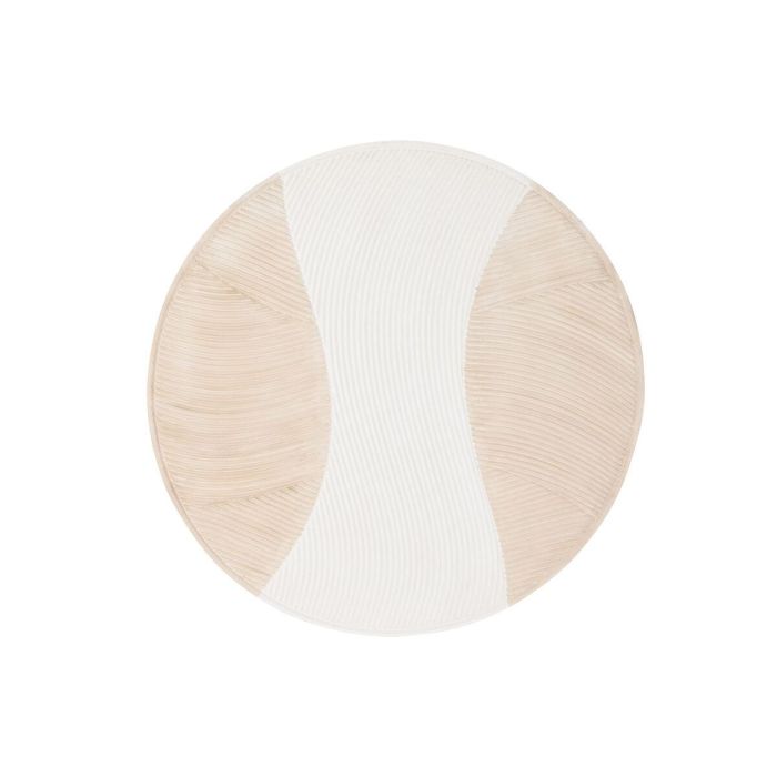 DKD Home Decor Decoración de Pared Madera Mango Tallada Bicolor 90.5 x 90.5 x 2 cm