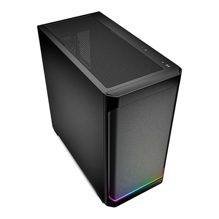 SHARKOON MK4 RGB Torre Micro Negro PC micro ATX Mini-ITX RGB Frontal