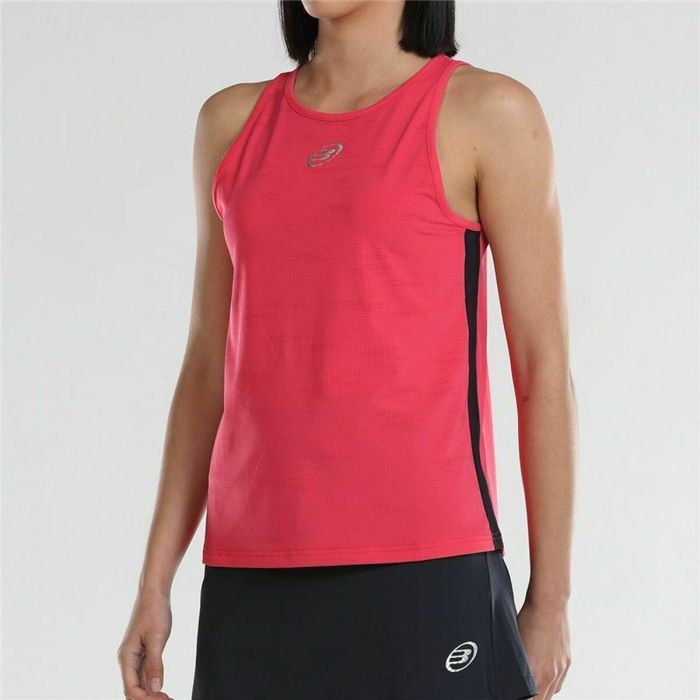Camiseta Deportiva de Manga Corta Bullpadel Unase Rojo Carmesí 2 Camiseta Deportiva de Manga Corta Bullpadel Unase Rojo Carmesí 2
