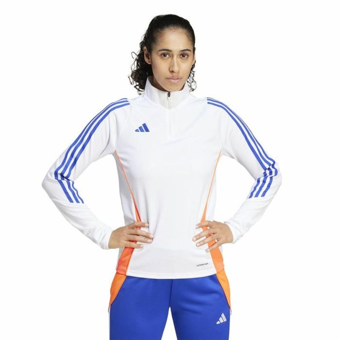 Sudadera sin Capucha Mujer Adidas Tiro24 Training Blanco 4
