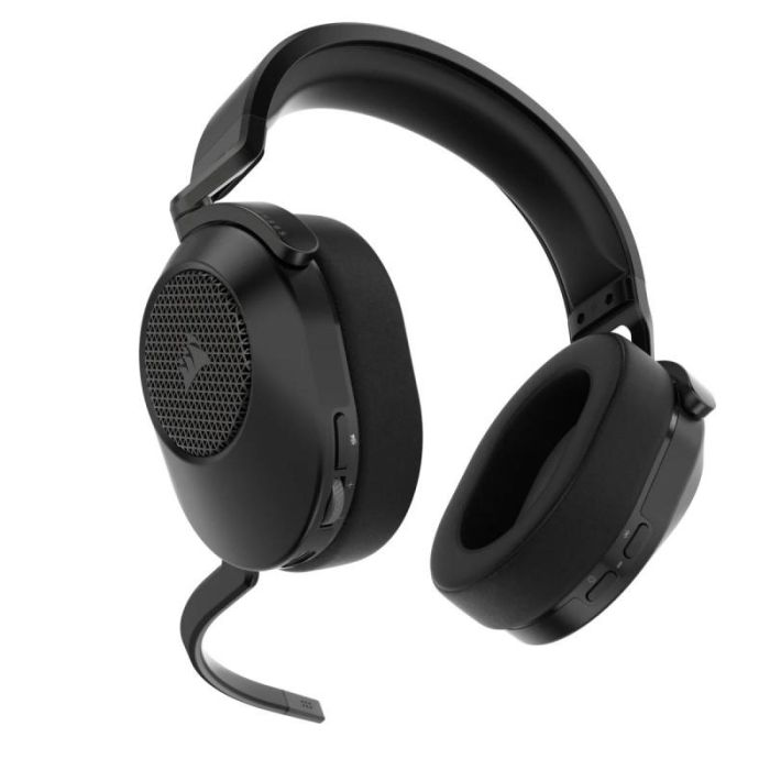 Corsair Hs65 Auriculares Gaming Inalámbricos con Sonido Envolvente 7.1, Bluetooth, Micrófono Plegable y 24h Autonomía Negro 2 Corsair Hs65 Auriculares Gaming Inalámbricos con Sonido Envolvente 7.1, Bluetooth, Micrófono Plegable y 24h Autonomía Negro 2