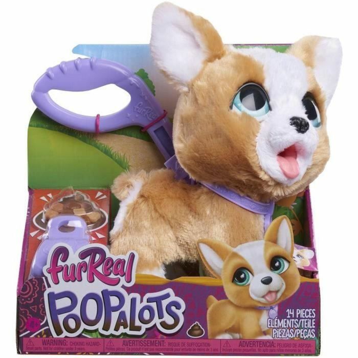 Juguete interactivo - FURREAL FRIENDS - My Popo Friend 23 cm - Animal interactivo con correa, golosinas y pala 3