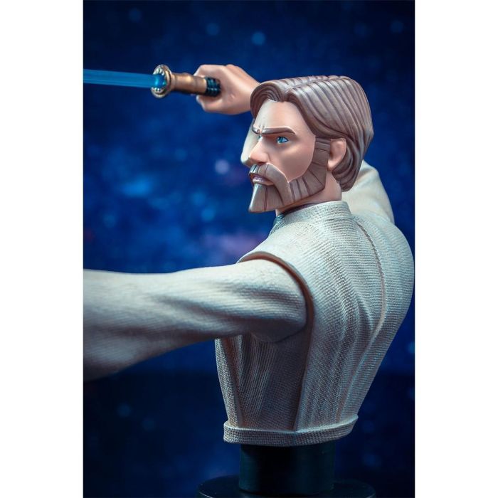 Diamond Select Toys Busto de Resina Obi-Wan Kenobi Star Wars Clone Wars 15cm Edición Limitada 2 Diamond Select Toys Busto de Resina Obi-Wan Kenobi Star Wars Clone Wars 15cm Edición Limitada 2