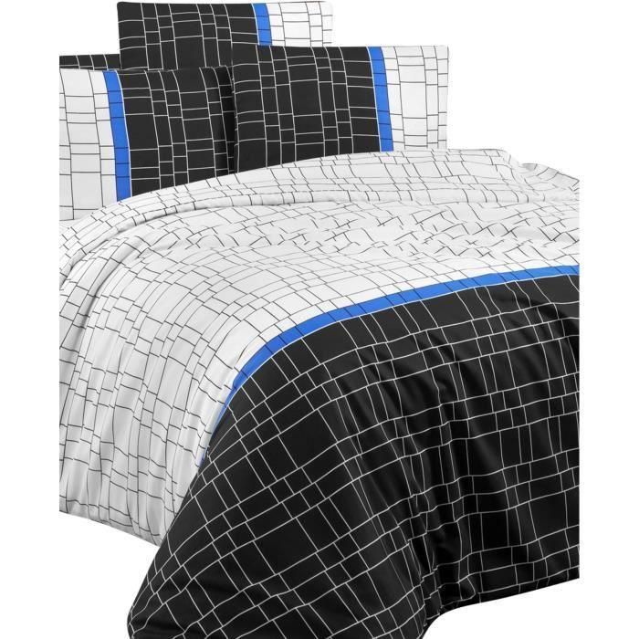 Juego de Cama ASI8684282460930 - 1 Funda Nórdica 220x240 cm + 2 Fundas Almohada 60x60 cm - Algodón/Poliéster Blanco 3 Juego de Cama ASI8684282460930 - 1 Funda Nórdica 220x240 cm + 2 Fundas Almohada 60x60 cm - Algodón/Poliéster Blanco 3