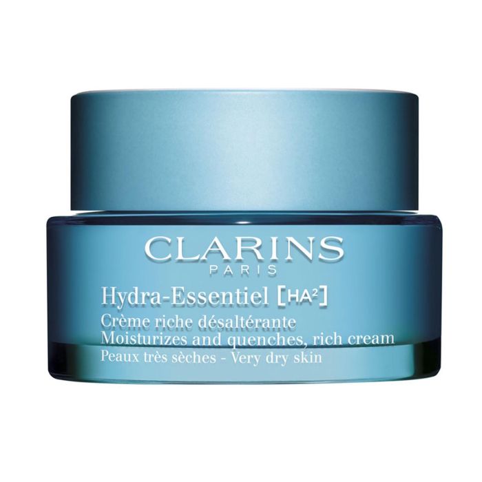Clarins V4182A - HYDRA ESSENTIEL Crema Rica Hidratante Facial para Piel Seca, Tratamiento Nutritivo 50 ml